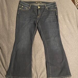 Michael Kors Women's Deep Indigo Flare Jeans